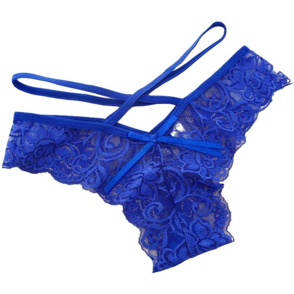 New pack of 2 Jixin4you Women Underwear Lace Jacquard Thong G String B17 - Picture 3 of 12